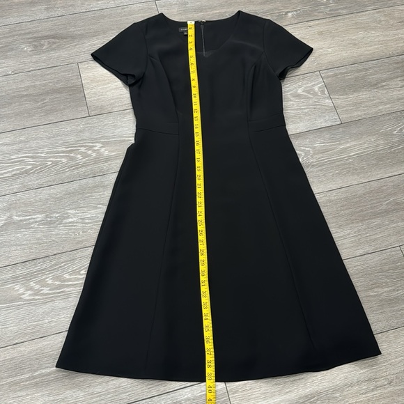 V Neck Talbots Black Short Sleeve Dress - Picture 9 of 17